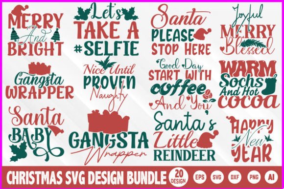 Retro Christmas SVG Bundle: A Designer's Review