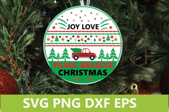 Review: Christmas Sign SVG - Joy Love Peace Be