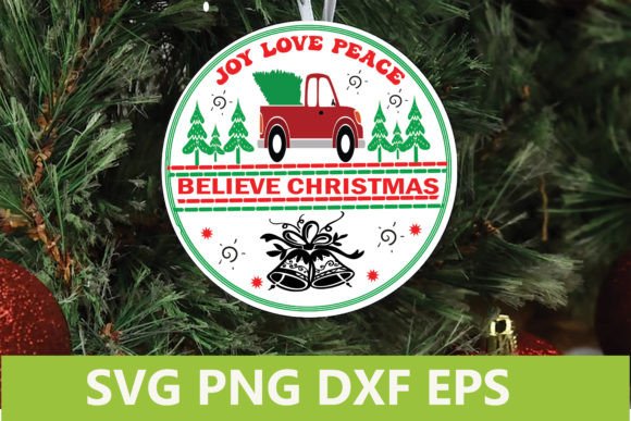 Review: Christmas Sign SVG - Joy Love Peace Beli