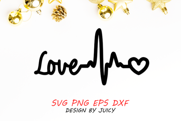 Review: ECG Heartbeat and Love Svg for Cricut in Embroidery