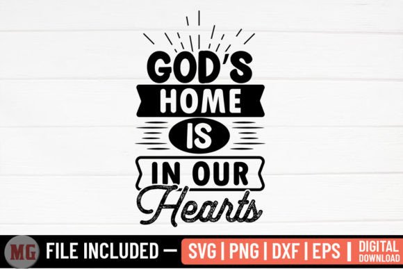 Review: God's Home is in Our Hearts SVG for Embroidery