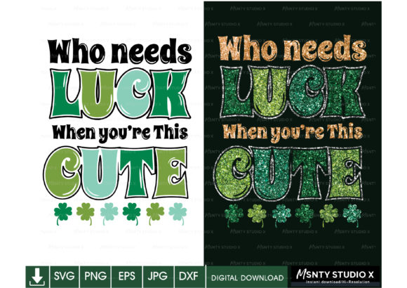 Review: Who Needs Luck When You're This Cute SVG for Embroidery
