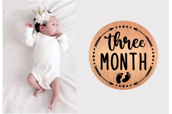 Reviewing the Three M0nth Baby Milestone SVG for Stitchers