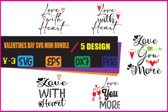 Valentines Day Svg Mini Bundle V-3: A Designer's Review